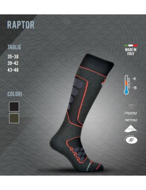 XTECH CALZA VERDE TECNICA RAPTOR DA -5 A +10  [CALZA RAPTOR VERDE] 2