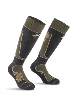 XTECH GREEN TECHNICAL SOCK RAPTOR FROM -5 TO +10 [CALZA RAPTOR VERDE]