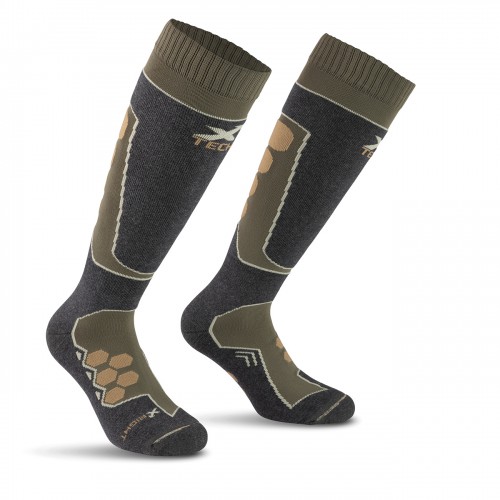 XTECH GRÜNE TECHNISCHE SOCKE RAPTOR VON -5 BIS +10 [CALZA RAPTOR VERDE]