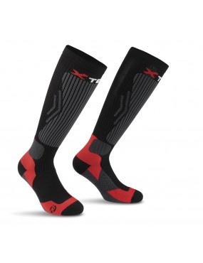 THERMAL SOCK X TECH COMPRESSION FROM -5 ° C TO + 25 ° C [CALZA COMPRESSION NERO]