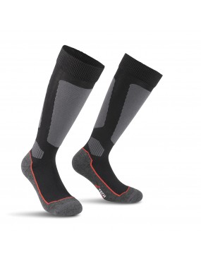 XTECH CHAUSSETTES TECHNIQUES ARGENT DE -5°C À +15°C NOIR [CALZA SILVER NERO]