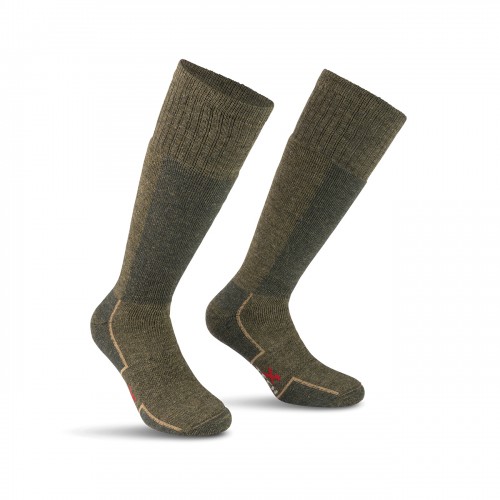XTECH CALZE WOLF TECNICHE TERMICHE DA  -20°C   A  +5°C VERDE [CALZA WOLF VERDE]