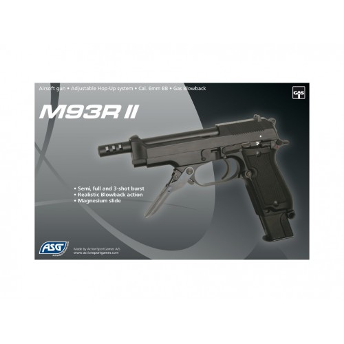 M93R II GAS BLOWBACK FULL METAL SIMPLE-BURST [16164]