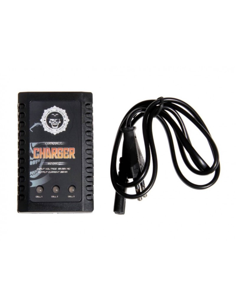 CARGADOR BALANCEADOR LIPO 2-3 CELDAS 7.4V/11.1V DUEL CODE [AC12286]