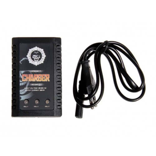 CARGADOR BALANCEADOR LIPO 2-3 CELDAS 7.4V/11.1V DUEL CODE [AC12286]