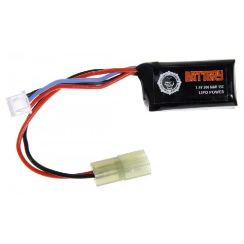 BATERIA LIPO 7.4V 300 MAH 35C DUEL CODE [AC12847]