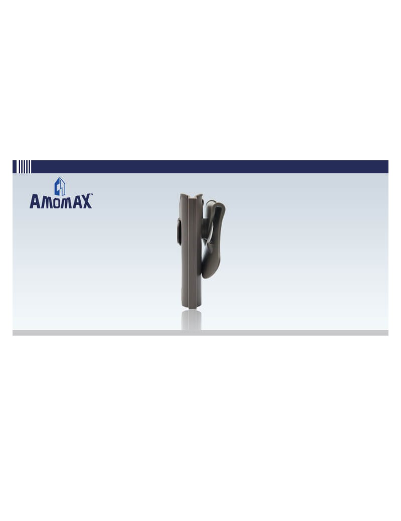 ETUI RIGIDE AMOMAX DARK POUR 1911 5" [AM-1911G2FDE]