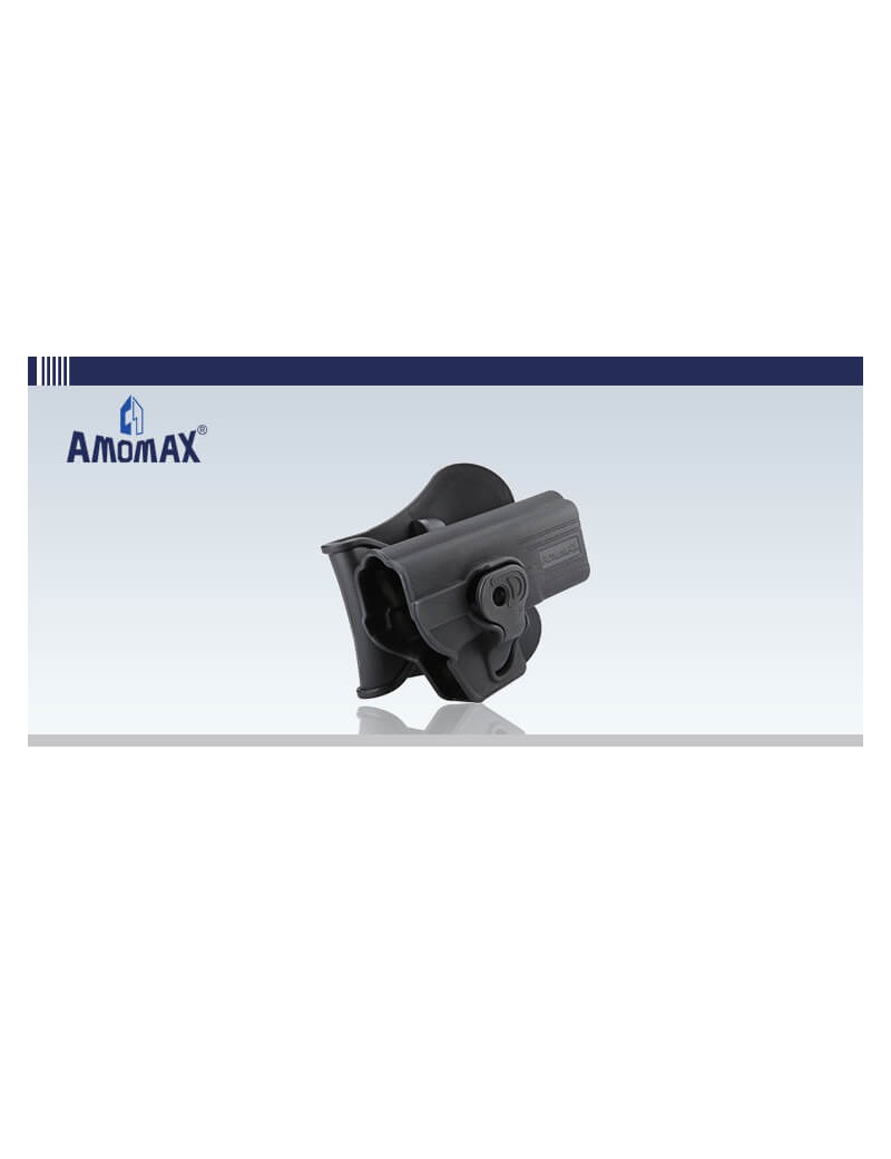 HOLSTER RIGIDE AMOMAX NOIR POUR GLOCK [AM-GAG]