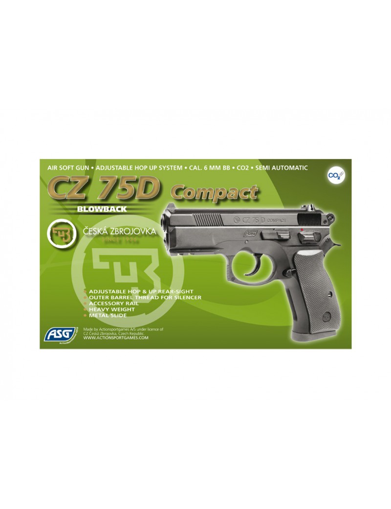 CZ 75D COMPACT METAL SCARRELLANTE A CO2  [16092]