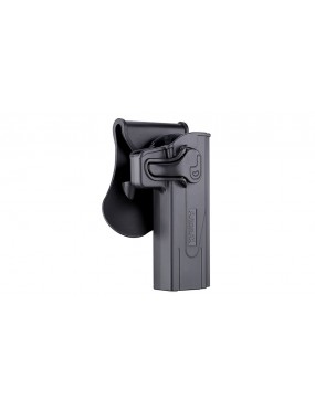 Harnais Holster Epaule Double Plateforme Rigide Amomax - Noir