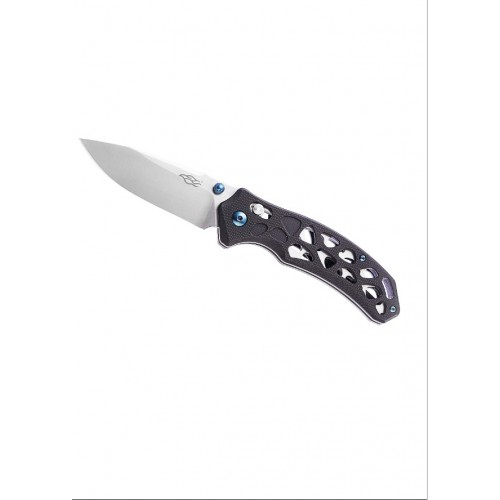 COUTEAU PLIANT MANCHE G10 LAME NOIRE 8,5cm GANZO [FB7631-BK]
