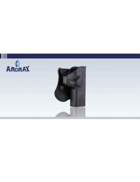 FUNDA RÍGIDA AMOMAX NEGRA PARA MP9 [AM-MP9G2] 2