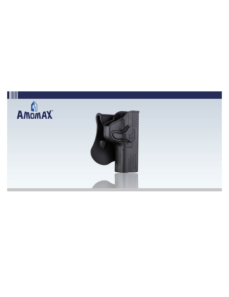 ÉTUI RIGIDE AMOMAX NOIR POUR MP9 [AM-MP9G2]