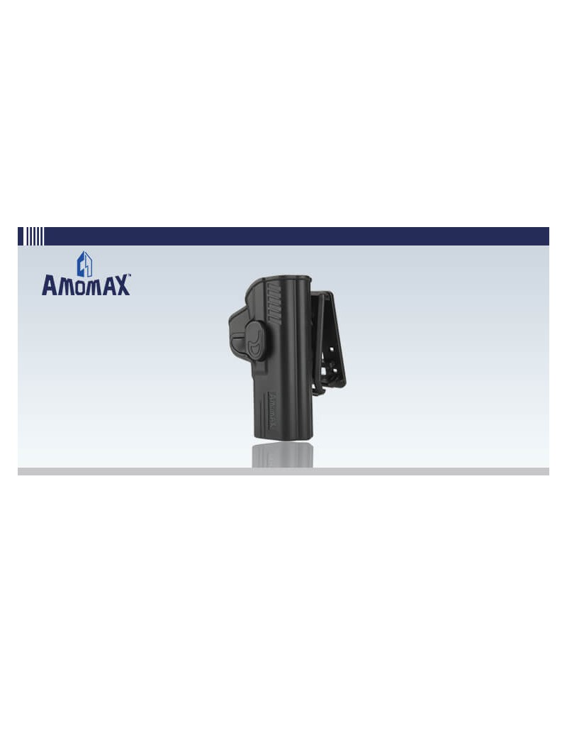 FUNDA RÍGIDA AMOMAX NEGRA PARA MP9 [AM-MP9G2]