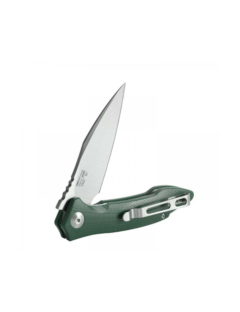 CUCHILLO PLEGABLE MANGO G10 COLOR VERDE HOJA 8,5cm GANZO [FH51-GR]