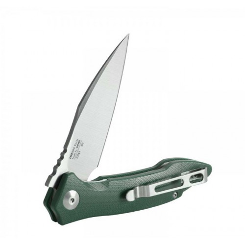 GANZO COLTELLO CHIUDIBILE MANICO G10 COLORE VERDE LAMA 8,5cm GANZO [FH51-GR]