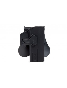 AMOMAX SCHWARZES STARRES HOLSTER FÜR CZ P 07 / P09 [AM-P07G2]