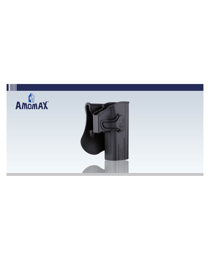 AMOMAX SCHWARZES STARRES HOLSTER FÜR CZ P 07 / P09 [AM-P07G2]