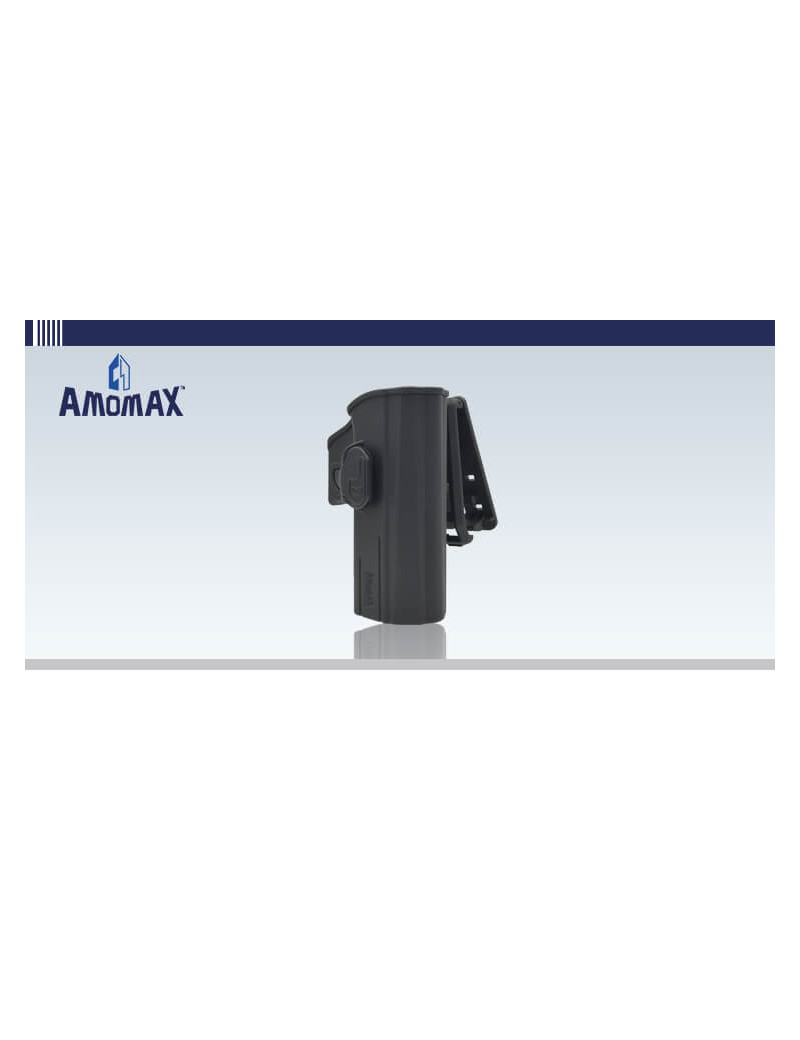 FUNDA RÍGIDA AMOMAX NEGRA PARA CZ P 07 / P09 [AM-P07G2]