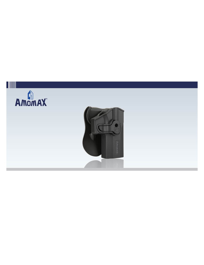AMOMAX BLACK RIGID HOLSTER FOR SIG SAUER P320 CARRY [AM-P320]