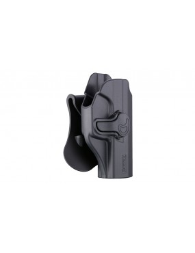 AMOMAX BLACK RIGID HOLSTER FOR P99 QA G1 [AM-P99G2]