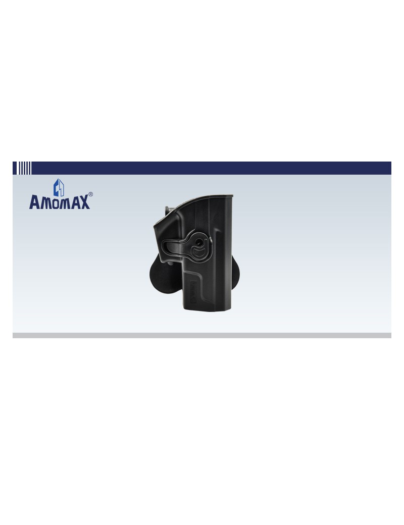 AMOMAX SCHWARZES STARRES HOLSTER FÜR SIG SAUER SP2022 [AM-SP2022]