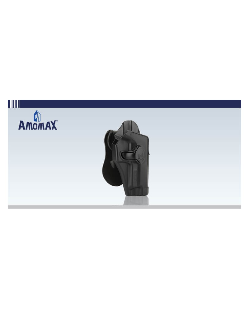 FUNDA RÍGIDA AMOMAX NEGRA PARA SIG SAUER P200/226 [AM-S226G2]