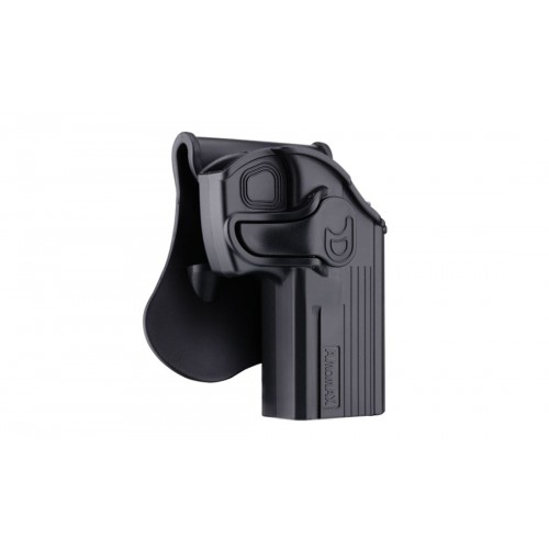 FUNDA RÍGIDA AMOMAX NEGRA PARA CZ 75D TAURUS 24/7 [AM-T24 / 7G2]