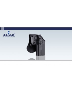 FONDINA RIGIDA NERA AMOMAX PER CZ 75D TAURUS 24/7 [AM-T24/7G2] 2