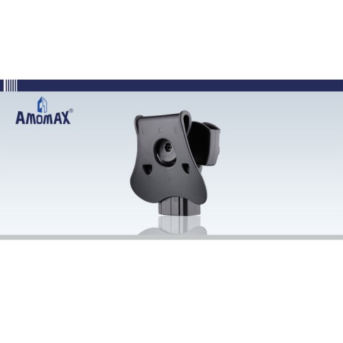 HOLSTER RIGIDE AMOMAX NOIR POUR CZ 75D TAURUS 24/7 [AM-T24 / 7G2]