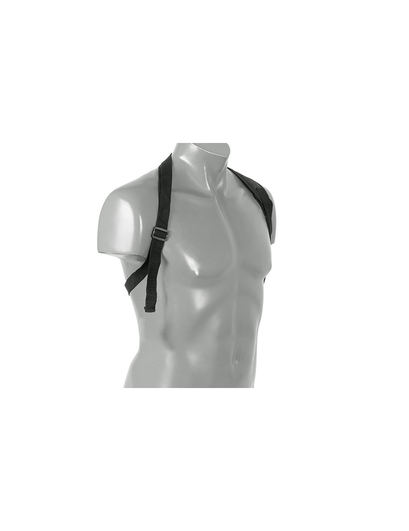SINGLE SHOULDER HARNESS - BLACK [AM-SHS]