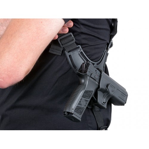 SINGLE SHOULDER HARNESS - BLACK [AM-SHS]