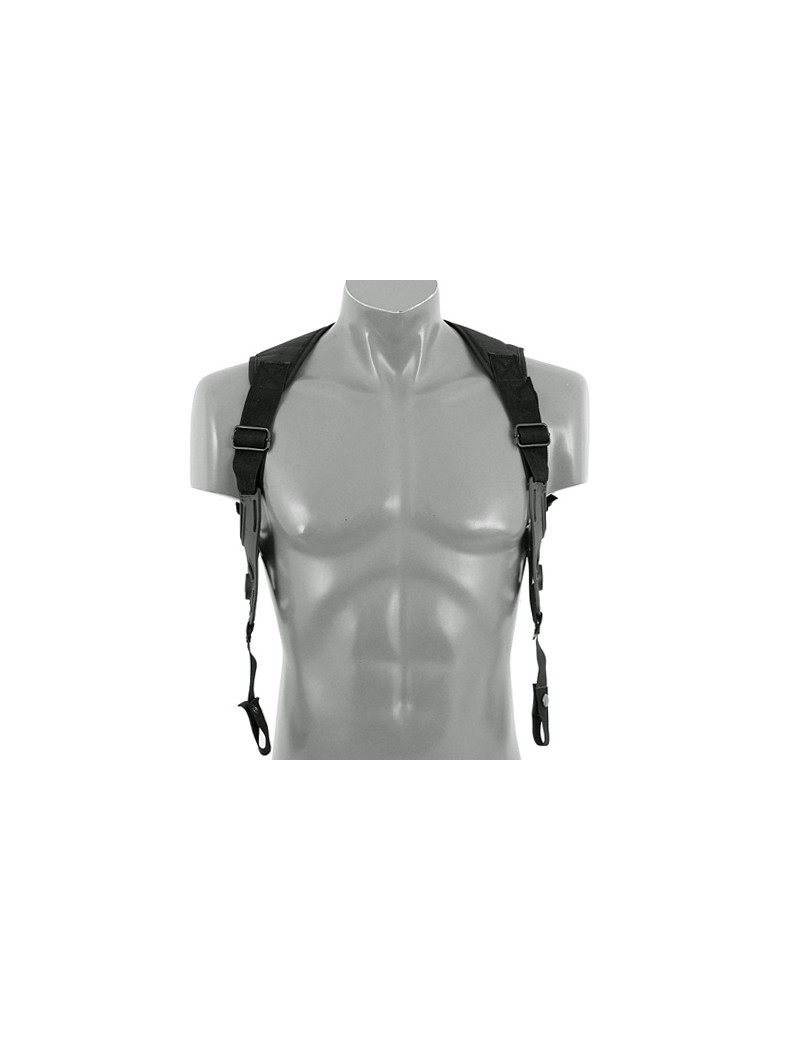 AIRSOFT DOBLE SHOULDER HARNESS - BLACK [AM-SHH]