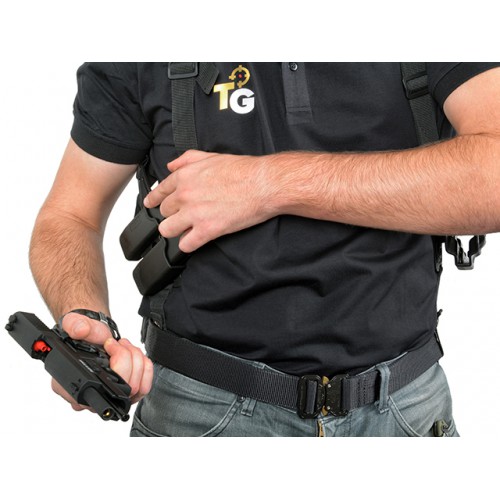 AIRSOFT DOBLE SHOULDER HARNESS - BLACK [AM-SHH]