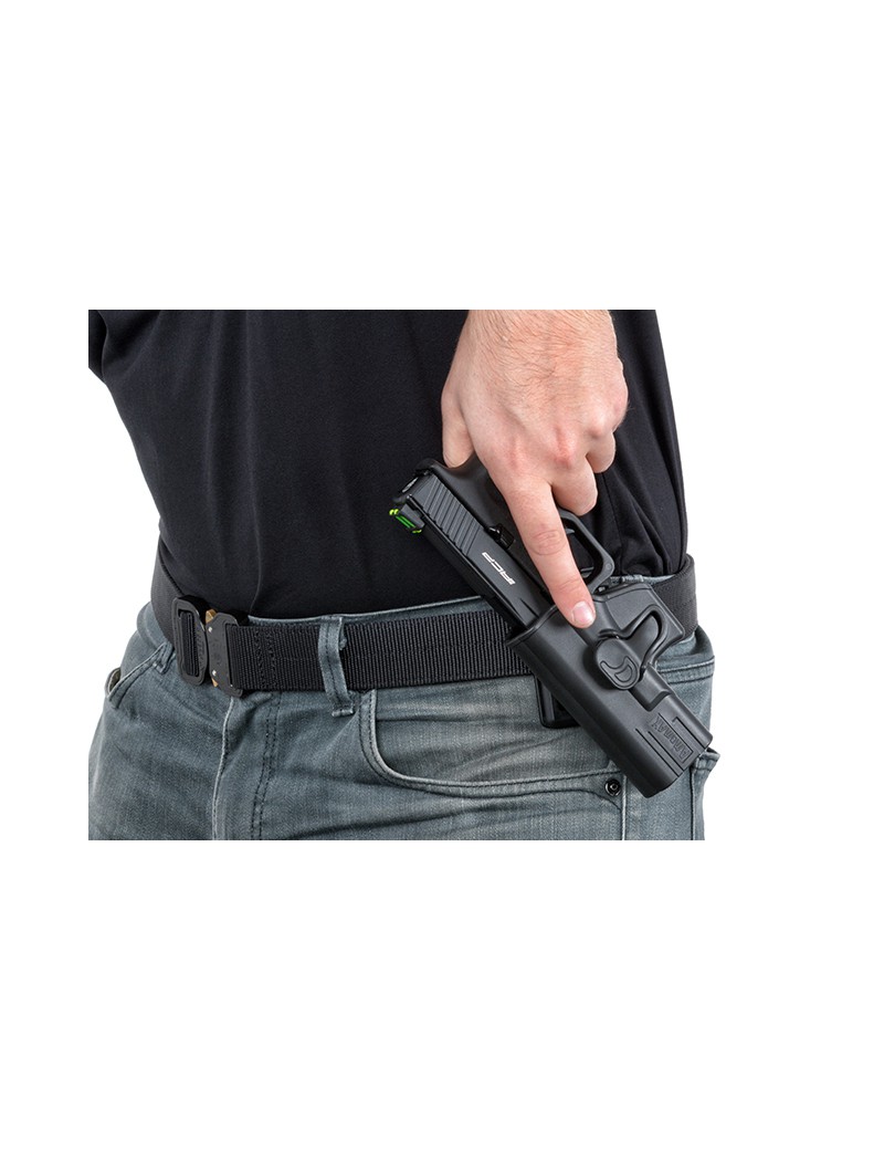 SCHWARZER SCHNELLVERSCHLUSS-CLIP FÜR AMOMAX HOLSTER [AM-BC2]