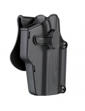 UNIVERSELLES AMOMAX SCHWARZES STARRES HOLSTER [AM-UH]
