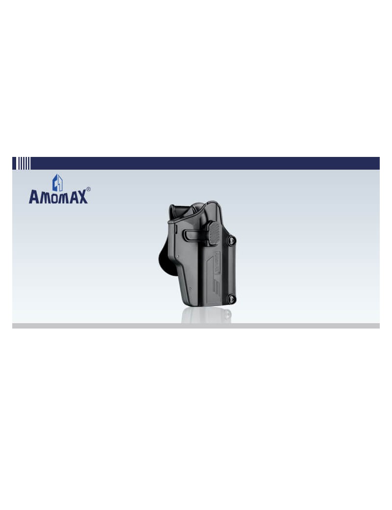 FUNDA RÍGIDA UNIVERSAL AMOMAX NEGRA [AM-UH]