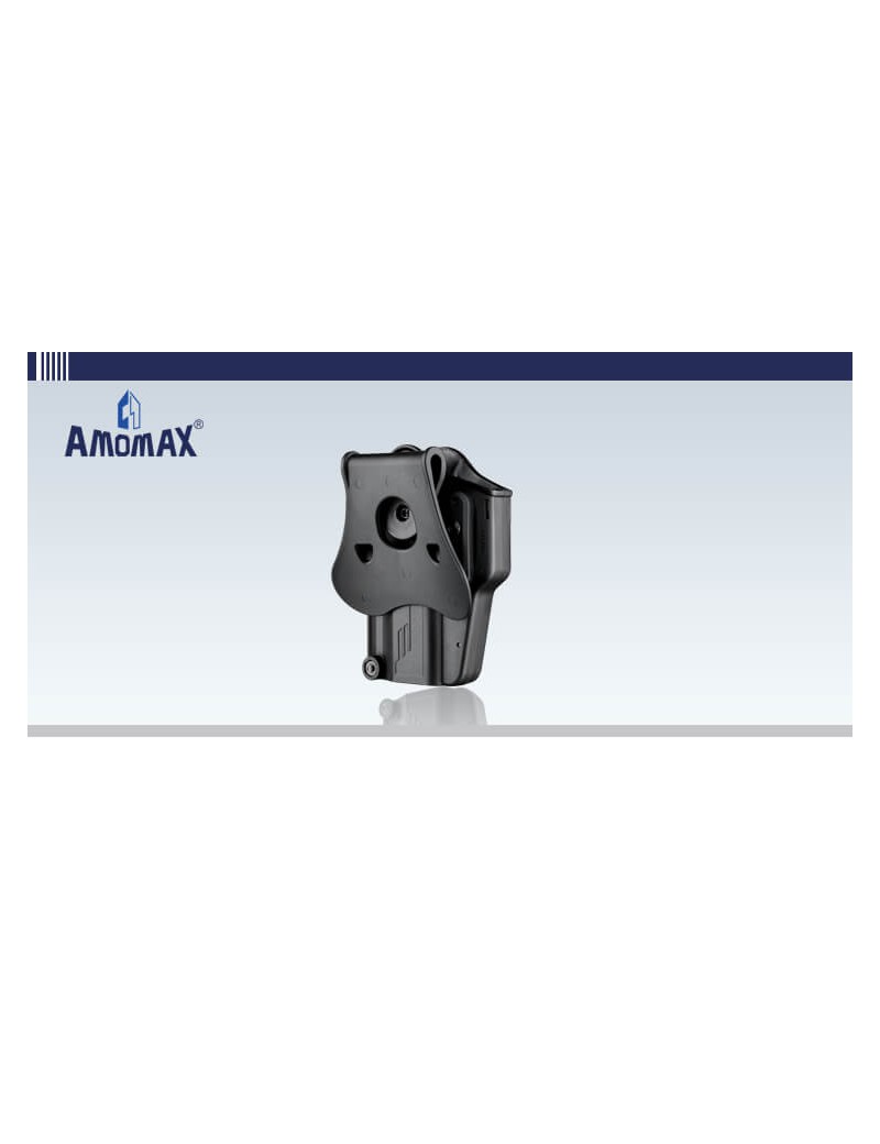 UNIVERSELLES AMOMAX SCHWARZES STARRES HOLSTER [AM-UH]