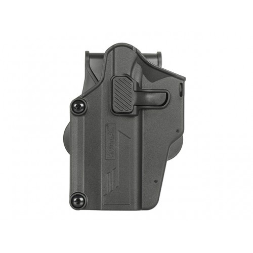 RIGID HOLSTER BLACK AMOMAX UNIVERSAL LEFT [AM-UHL]