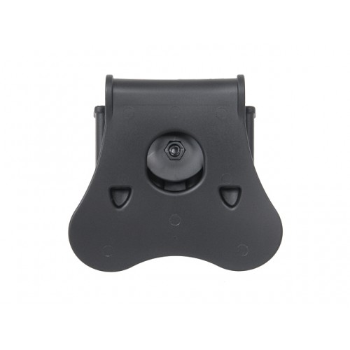 AMOMAX PORTA CARICATORE DOPPIO NERO  PER G17/18/19 [AM-MP-G3]