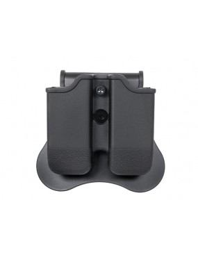 FUNDA CARGADOR DOBLE AMOMAX NEGRO PARA G17 / 18/19 [AM-MP-G3]