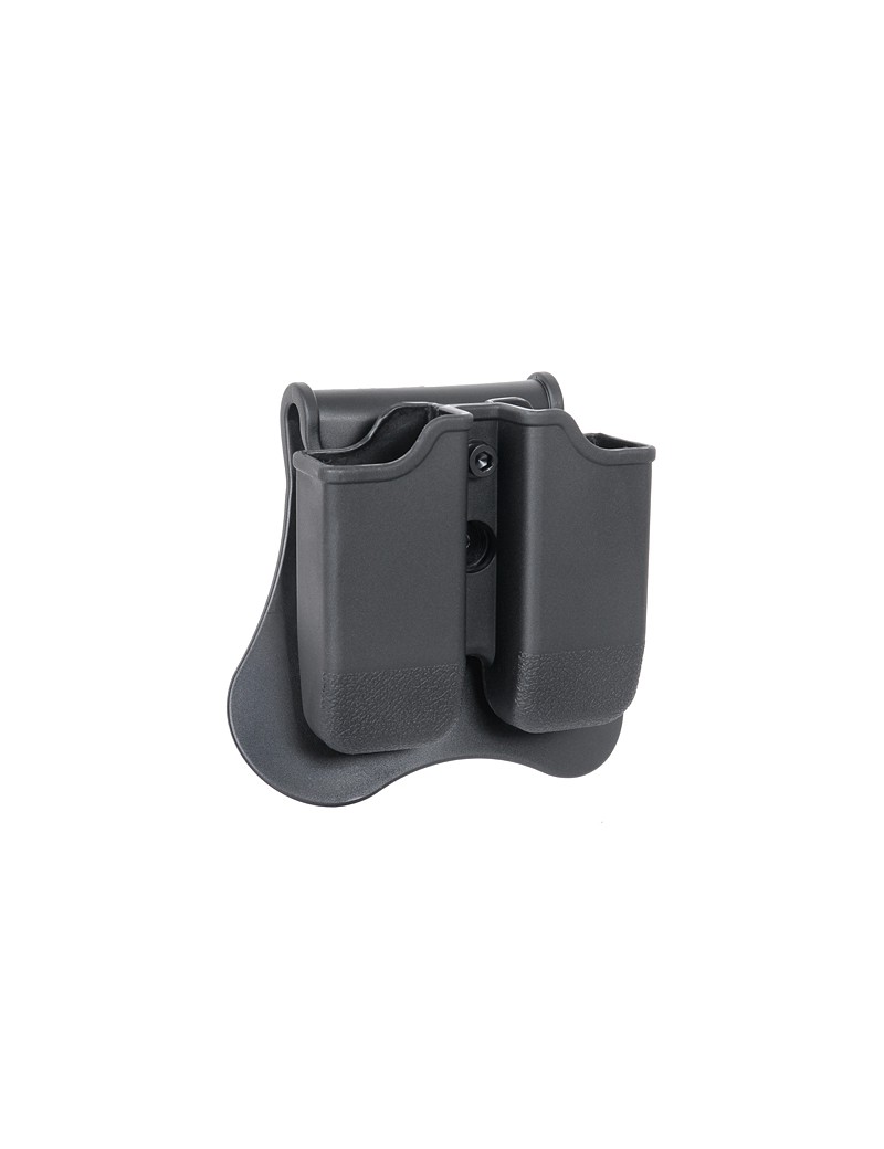 FUNDA CARGADOR DOBLE AMOMAX NEGRO PARA G17 / 18/19 [AM-MP-G3]