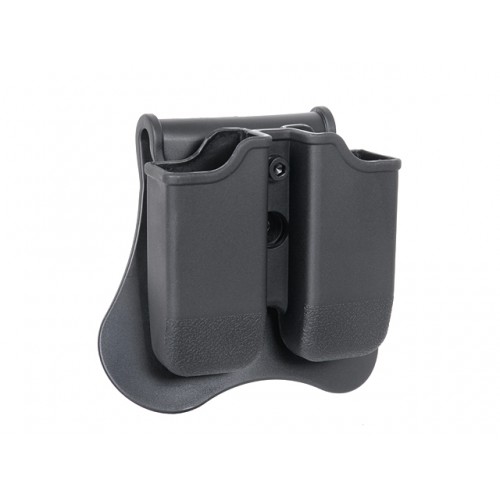 FUNDA CARGADOR DOBLE AMOMAX NEGRO PARA G17 / 18/19 [AM-MP-G3]