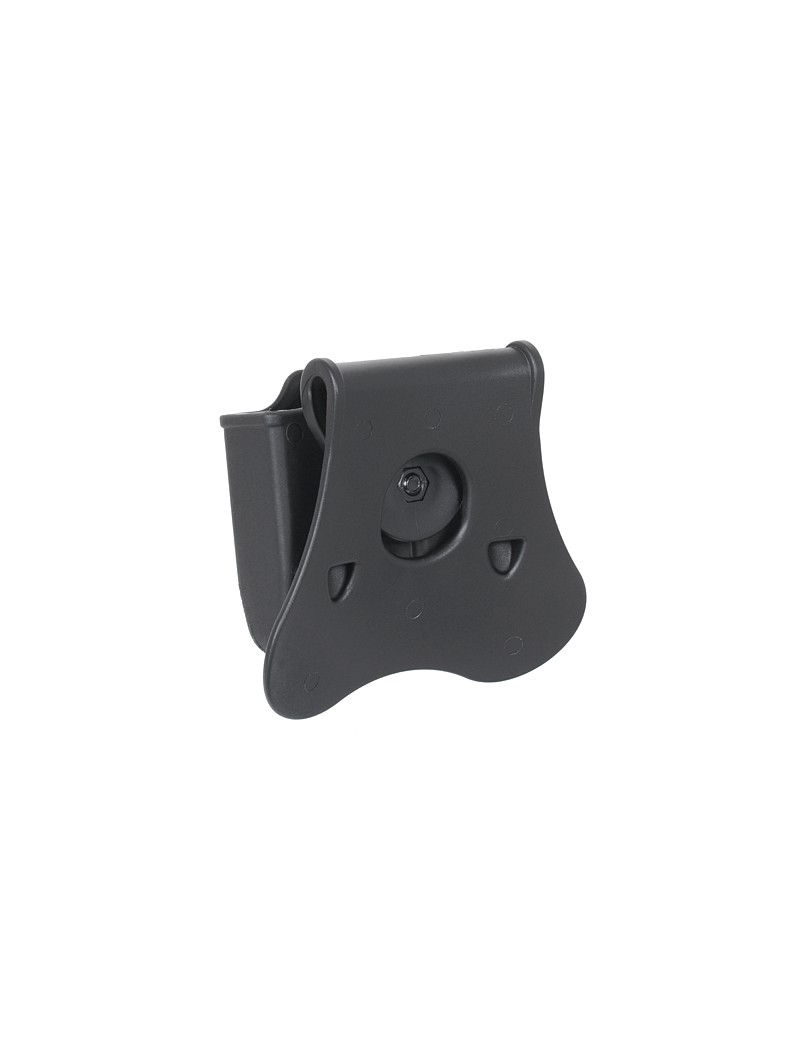 AMOMAX PORTA CARICATORE DOPPIO NERO  PER G17/18/19 [AM-MP-G3]