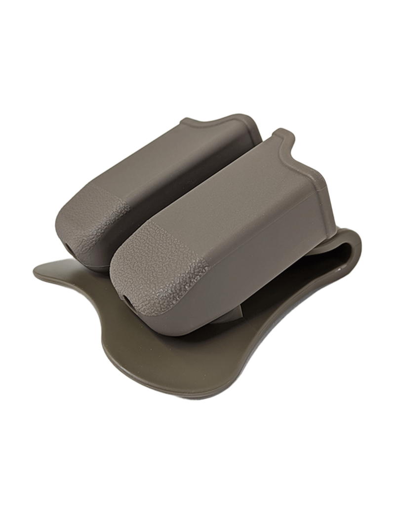 PORTA CARICATORE DOPPIO DARK AMOMAX PER G17/18/19 [AM-MP-G3F]