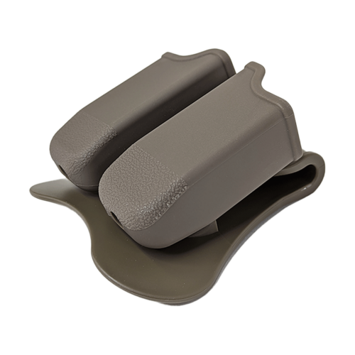 AMOMAX DARK DOUBLE MAGAZINE POUCH FOR G17 / 18/19 [AM-MP-G3F]