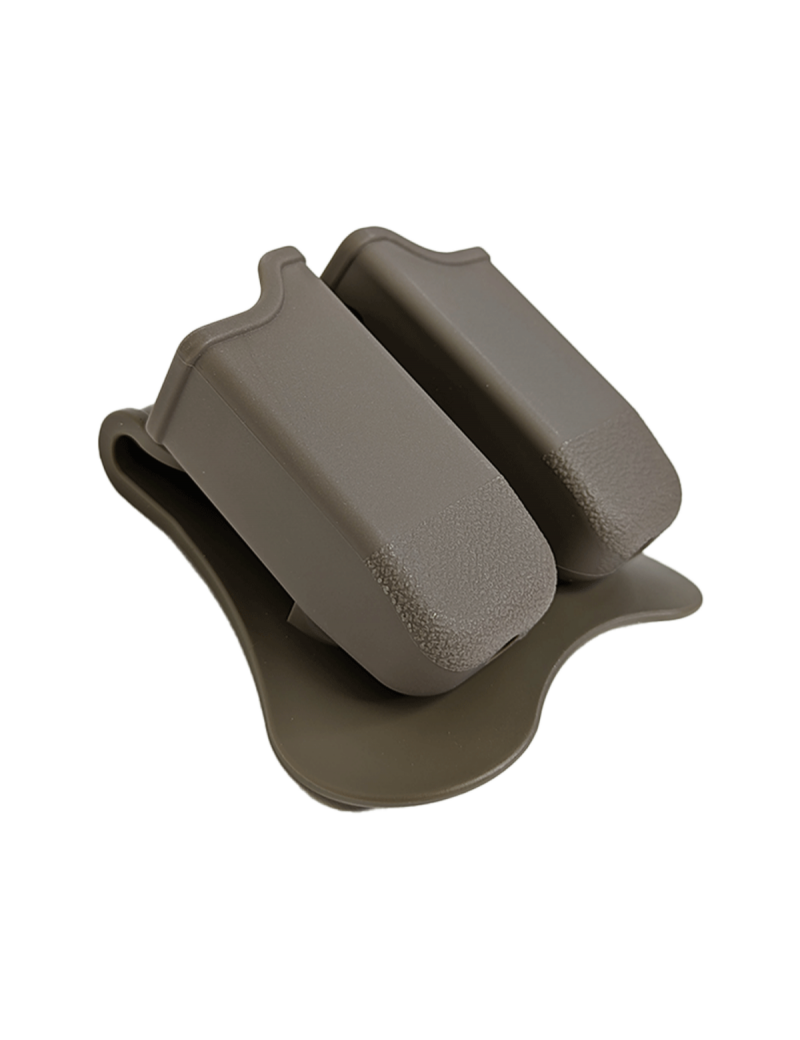 PORTA CARICATORE DOPPIO DARK AMOMAX PER G17/18/19 [AM-MP-G3F]