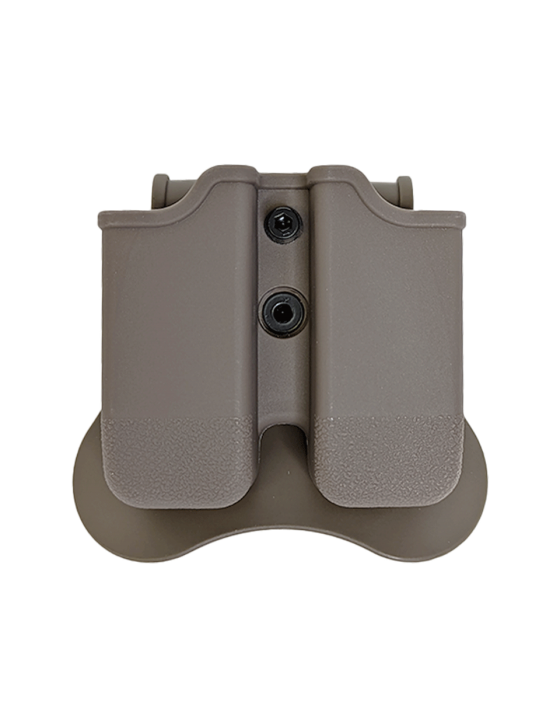 FUNDA CARGADOR DOBLE AMOMAX DARK PARA G17 / 18/19 [AM-MP-G3F]