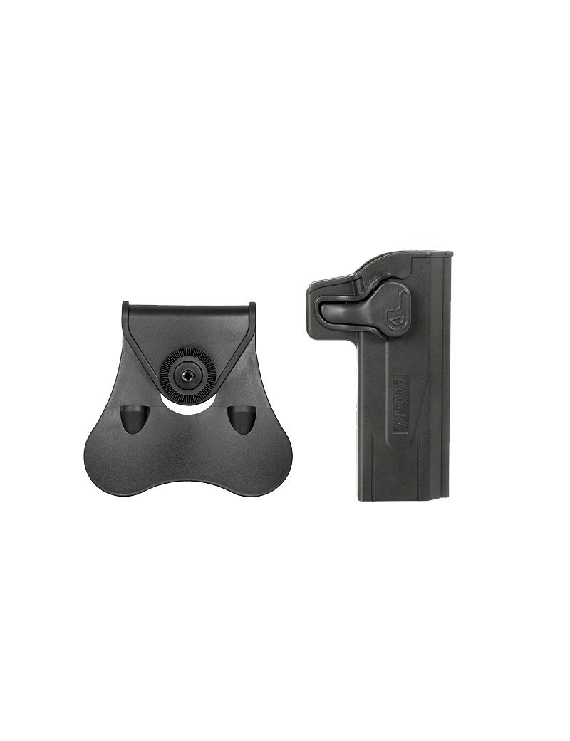 AMOMAX SCHWARZES STARRES HOLSTER FÜR DESERT EAGLE [AM-DEG2]