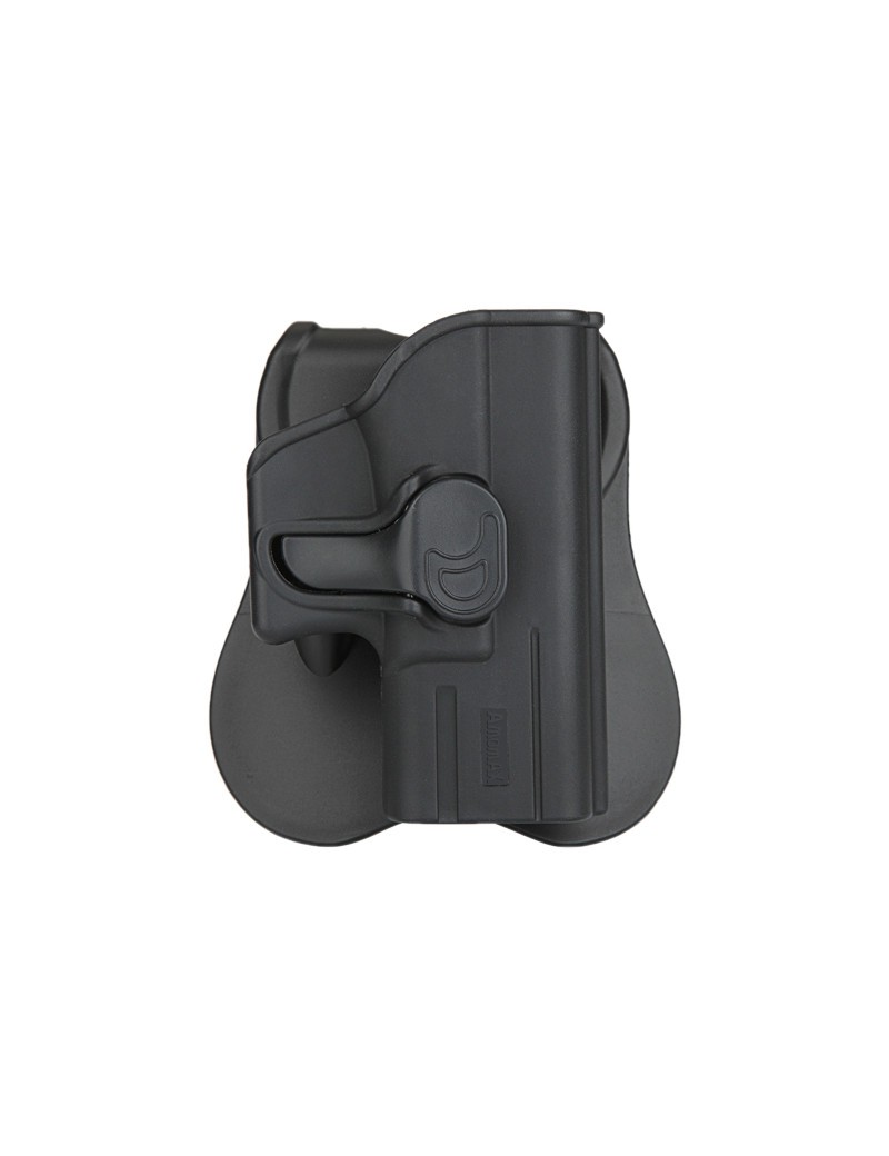 ETUI RIGIDE AMOMAX NOIR POUR GLOCK 26/27/33 [AM-G27G2]